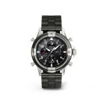 Black Dial Leather Strap