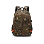 Poso PS-628 Solar Backpack Army Green Camouflage with Solar Plate - Image 2