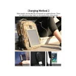 Poso PS-628 Solar Backpack Army Green Camouflage with Solar Plate - Image 4