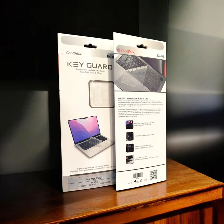 Premium MacBook Keyboard Guard – Crystal Clear, Ultra-Thin Silicone Protector for MacBook Air & Pro