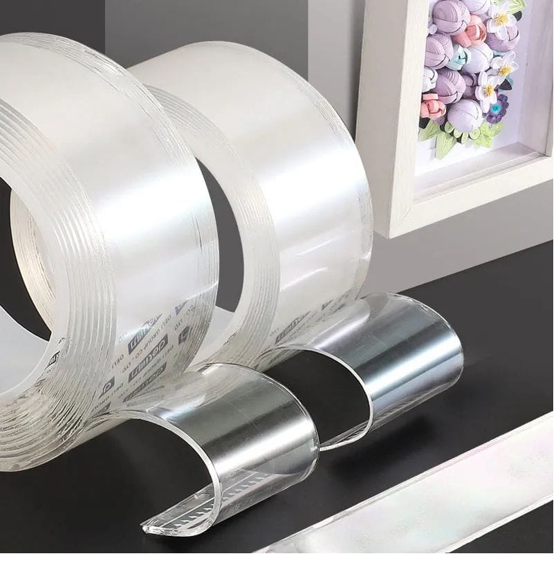 Double Sided Tape for Walls Heavy Duty Removable Mounting Tape Strong Adhesive Washable Reusable Wall Tape - Image 4