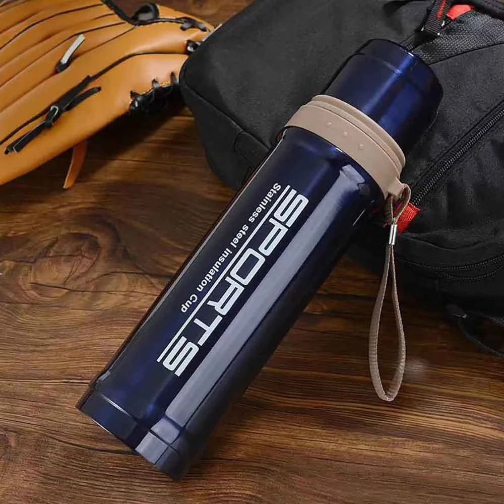 Sports Vacuum Flask 750ml Stainless Steel Water Bottle Hot & Cold Thermos for Travel, Gym & Outdoor Use